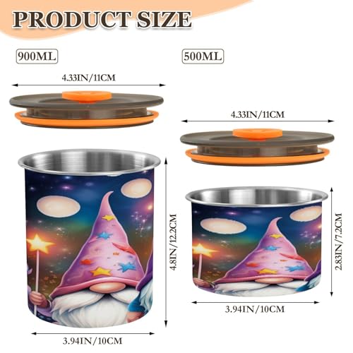 Envase Hermético para Café de Acero Inoxidable 17oz miniatura 2