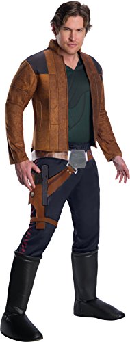 Rubie s Men s Star Wars Story Deluxe Han Solo Costume, As Shown, Standard
