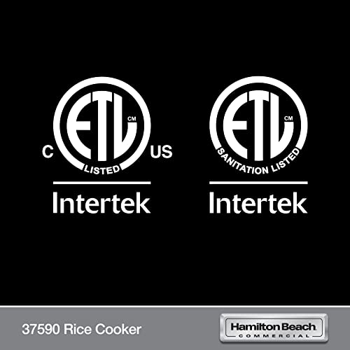 Hamilton Beach Commercial 90 Cup Rice Cooker, Warmer, Stainless Steel (37590) #TOP5