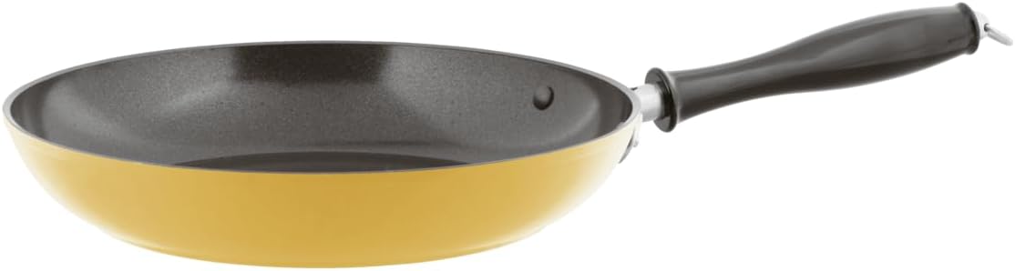 Sambonet 1965 Vintage Quarzo Yellow Non-Stick frypan (Cm. 28) by Italian Cooking Store