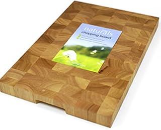 Zodiac ZODNATEN19 Wooden Rectangular End Grain Board 45X30X3.5Cm, Multi-Colour