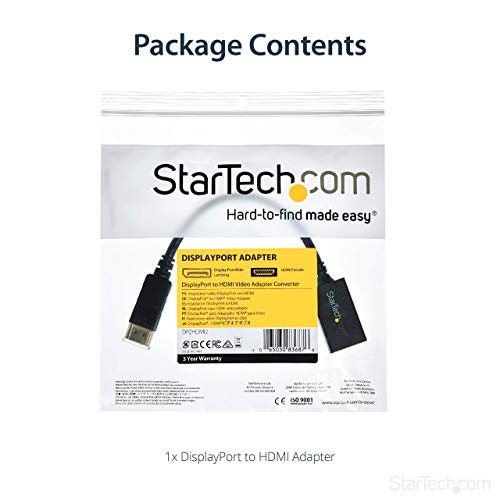 Adaptateur DisplayPort vers HDMI 1920x1200 conversion Full HD 2x - 8