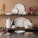 Noritake Trefolio Gold 12-Piece Dinnerware Set, Service for 4
