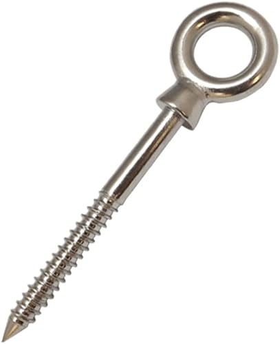 Miniatura 3 de DBM IMPORTS 1 perno de ojo de tornillo SS 316 de acero inoxidable de 14" x 2-38"