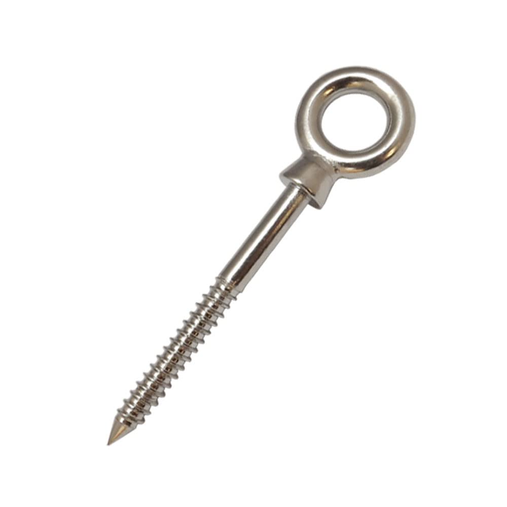5 PC 1/2" x 4 3/4" Screw Lag Eye Bolt Stainless Steel SS 316