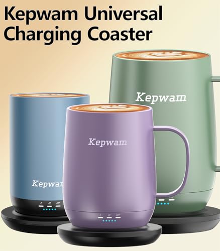 Image of Kepwam Charging Coaster - Compatible with Kepwam T1, T2, and T2 Plus Self-Heating Coffee Mugs