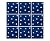 The Woody Backyard |Talavera Tile Handpainted Mexican Tile Navy Blue Stars 4"x4" for Home Projects Kitchen, Mosaic, Fireplace, Walls, Stairs, Easy to Install - 9 Pieces