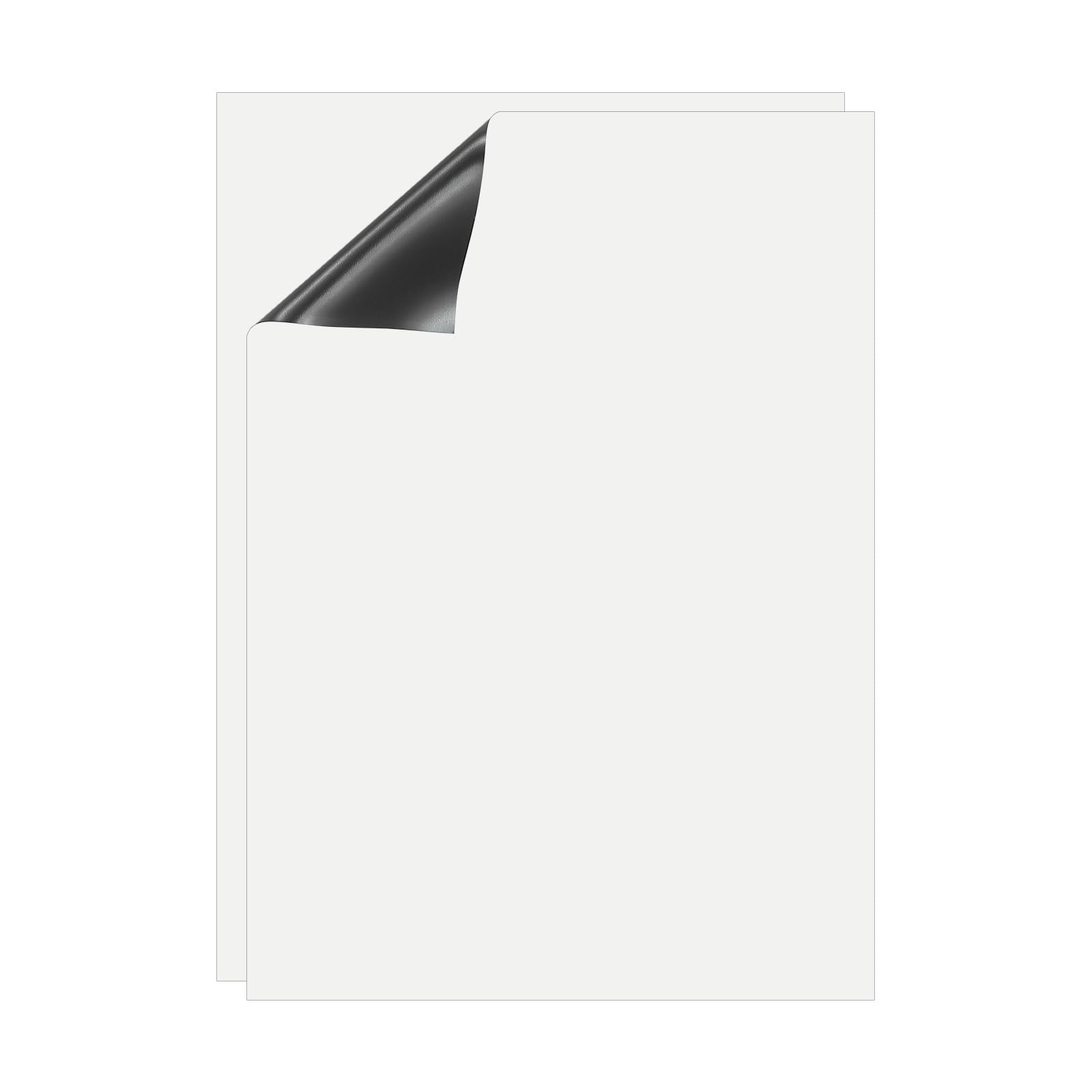 PATIKIL Dry Erase Board, A4 2 Pack Magnets Whiteboard Fridge Calendar to Do List Magnetic Board Office Supplies for Home Kitchen Refrigerator Desk Wall, White