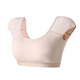 Womens Shaper False Shoulder Pad Vest 2 in 1 Built-in Shoulder Pad Breathable Top Shirt Undershirt