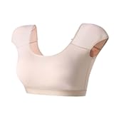 Womens Shaper False Shoulder Pad Vest 2 in 1 Built-in Shoulder Pad Breathable Top Shirt Undershirt