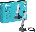 TP-Link Archer TX20UH AX1800 WiFi Dongle for PC, WiFi 6 Dual Band Wireless, USB WiFi Adapter for PC, 1.2 Meter Cable, Broader Coverage, 3.0 USB WiFi Dongle, Wins, MU-MIMO, OFDMA, Flexible Design