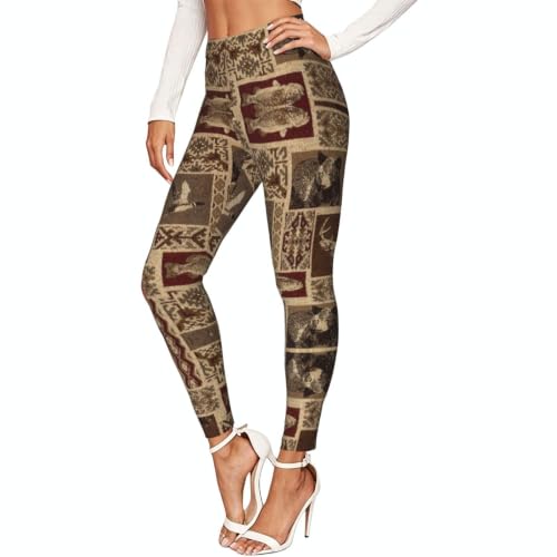 Leggings de senderismo y uso diario: pantalones cómodos estilo ciervo para mujer