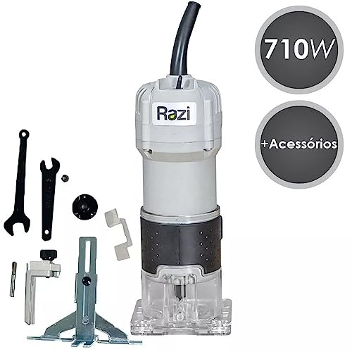 Razi Tupia Laminadora de Mão, 127v, 710W, 30.000 RPM, 6mm
