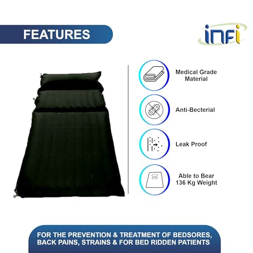 Image of Infi Water Bed (for Prevention of Bed sores in Patients)| Anti Bedsore Water Matteress |Water Mattress for Bed Ridden Patients-Not for General Luxury use