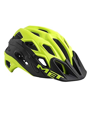Casco MET LUPO Giallo Fluo/Nero 2018 Taglia M