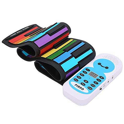 Piano à clavier, 128 rythmes et Timbres Portable Roll Up Piano pour la maison - Les Beatles, Paul McCartney, John Lennon, RIngo Starr, George Harrison Piano à clavier, 128 rythmes et Timbres Portable Roll Up Piano pour la maison