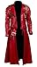 Devil May cry 5 Dante Coat, Red Real Leather, Large