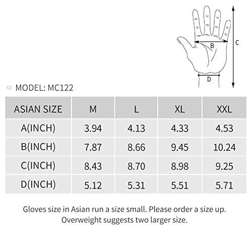 Scoyco Carbon Knuckle Armor Motorcycle Gloves Summer Full Finger Touchscreen Motorbike Gloves For Motocross Bmx Atv Mtb Riding Camping Climbing Hiking Work Outdoor Gloves #TOP6