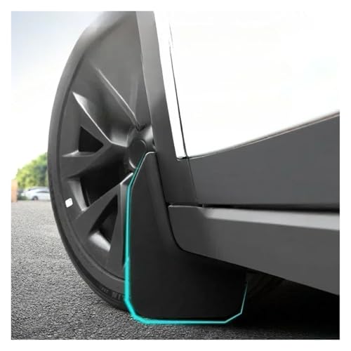 Guardabarros para Tesla Model X 2022-2025: protector contra salpicaduras negro (4 piezas) 7