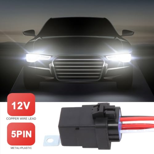 Relais de puissance robuste 12V 60/80A étanche avec câbles AWG renforcés - 5