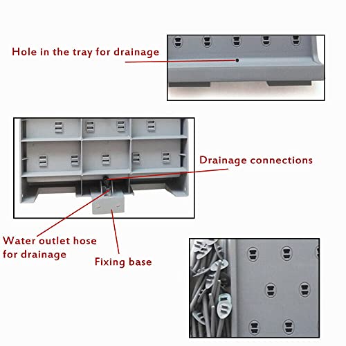 Liecaryam Bottle Drying Rack - 2Pcs Lab Drying Racks Bottle Drying Rack Pegboard Wall Mounted Desk Removable Pp Glassware Drying Draining Holder Education&Lab Cleaning Equipment (52 Pegs) #TOP2