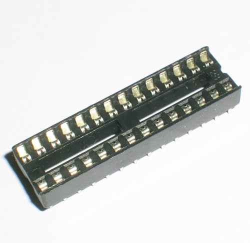 35pcs IC Socket DIP28 Foot spacing 2.54mm 36X10X4.5mm