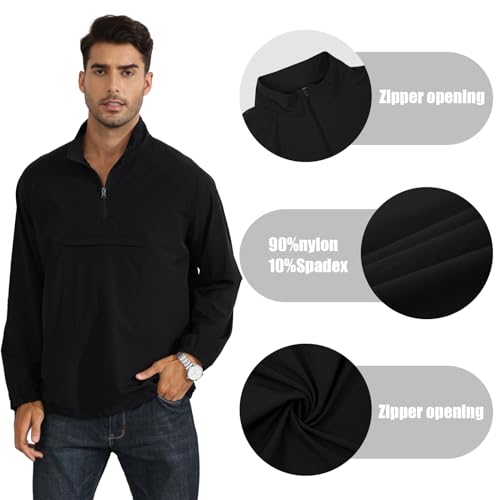 Men's Lightweight Quarter Zip Pullover
