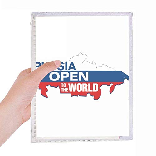 Carnet de notes russe à spirale ligné A5 pour l'écriture quotidienne