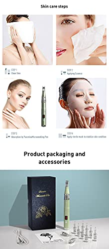 Puicmlna-Microneedling-Pen-with-12-Pcs-Pin-Nano-Cartridges-Size-01mm-3-x-42-pin-3-x-36-pin3-x-12-pin3-x-Nano-series-mixed-Puicmlna-Replacement-Cartridges-Disposable-Needles