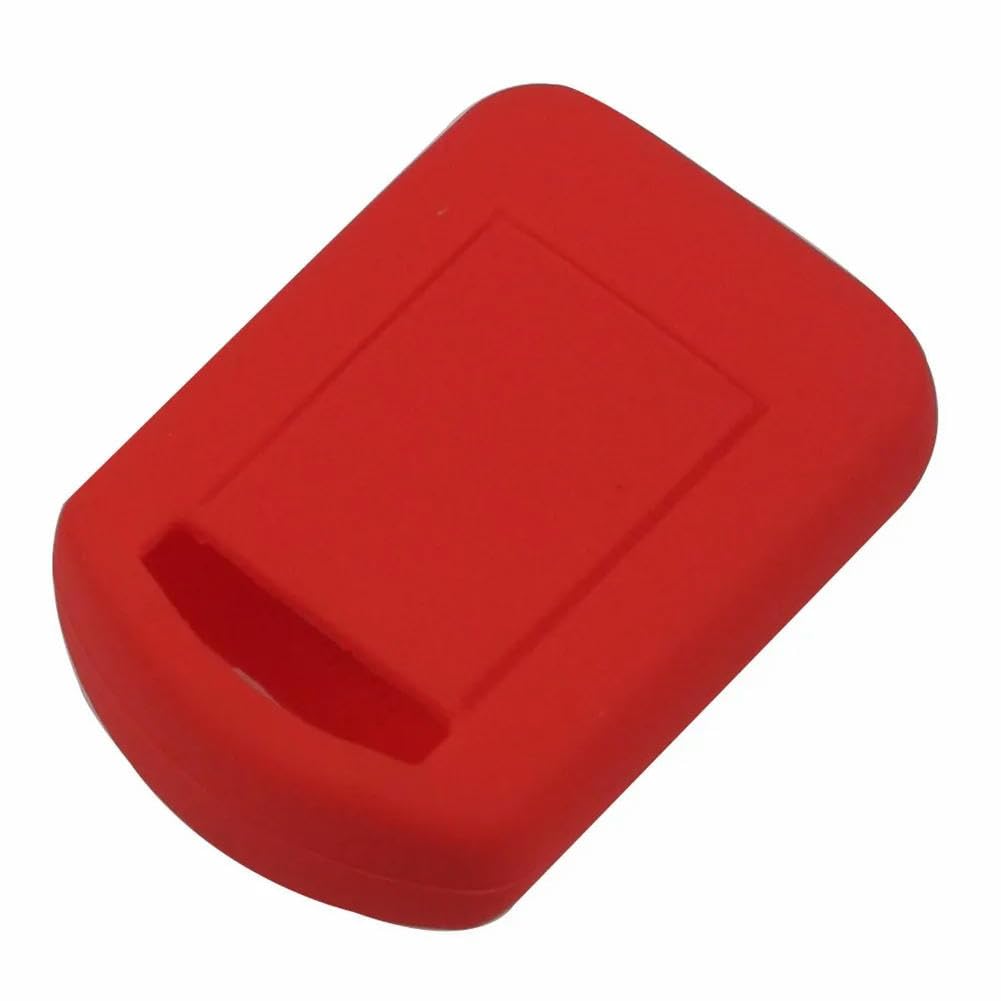 Funda De Silicona Para Llave De Coche Opel Corsa Agila Meriva | Protector 2 Botones | Antigolpes Y Antimanchas | Color Rojo