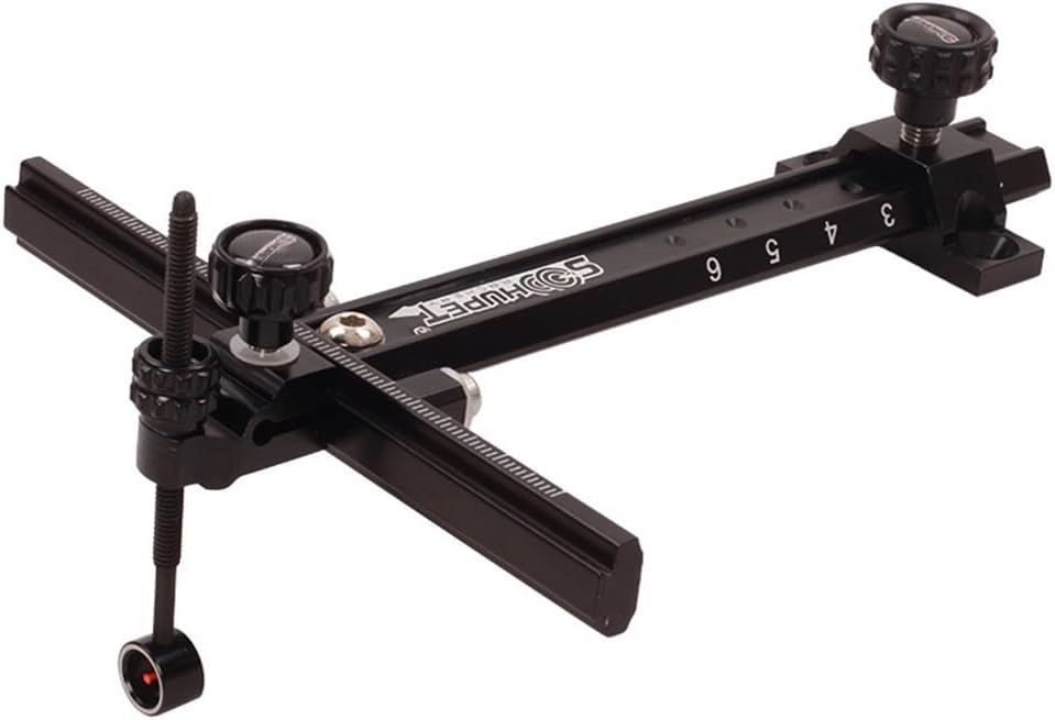 Must Have Accessory, Recurve Bow Sight with Complete Accessories (Black)