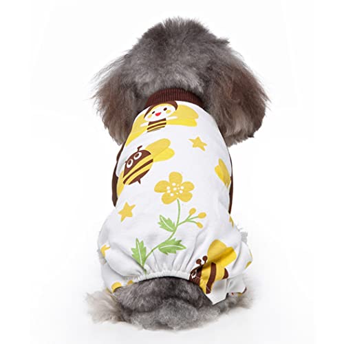 Pijama para perro pequeño patrón abeja tamaño S miniatura 6