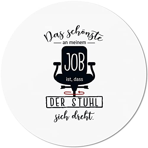 JUNIWORDS Mousepad „Anker Dunkelblau“ – 23x19 Cm, Made In Germany, Rutschfest