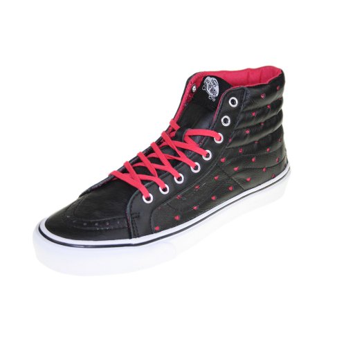 Fini les pieds fatigués avec la Vans Sk8-Hi Slim Slim en cuir souple noir
