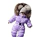 Babykleidung Mädchen 0-24 Monate Winter Baumwolle Set 0-6 6-12 Strampler Neugeboren Neutral Schneeanzug Jumpsuit Overall Jacke Mantel Babyoverall Kapuzenjacke Winterjacke Übergangsjacke Daunenjacke