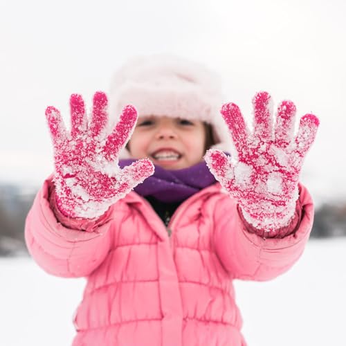 Image of ONESING 6 Pair Baby Gloves Toddler Gloves Toddler Winter Gloves Kids Gloves Winter Stretchy Knit Gloves for Kids Boys Girls