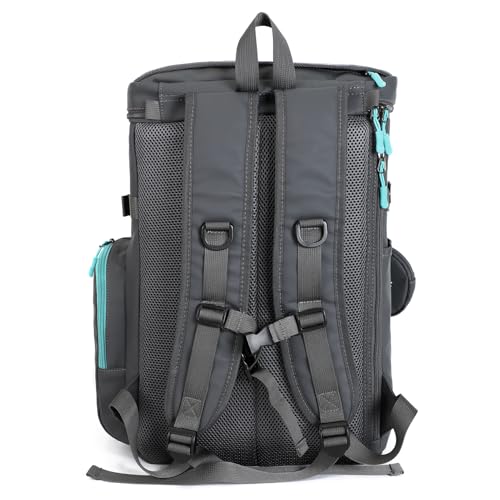 Image of FIREFIRST x Hatsune Miku Backpack-Grey,19L-Miku Merch Birthday Gift | Includes a Mini Storage Pouch,Insulated Pockets,Miku Laptop Backpacks for Outdoor,Travel,Concerts,Miku Cosplay