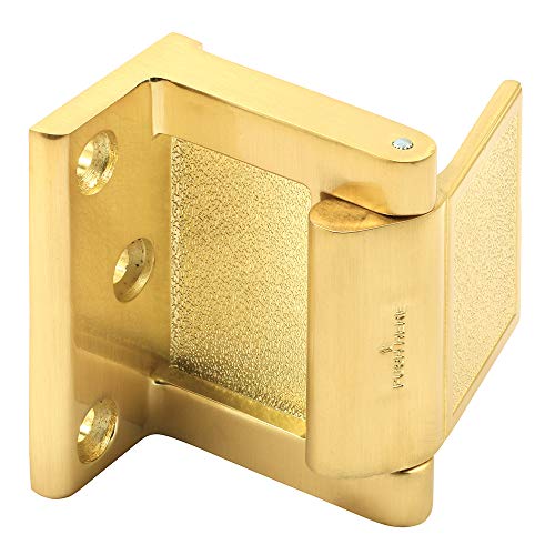 PRIME-LINE Hotel Door Blocker/ Door Stop in Satin Brass, Gold, MP4934