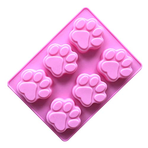 Cabilock Durabilidade 2 Peças Molde de Silicone Pés de Cachorro e Design em Forma de Osso Ferramenta