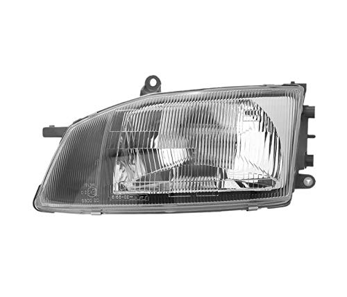 Lewy reflektor kompatybilny z Toyota Hiace IV 1995 1996 1997 1998 1999 2000 2001 2002 2003 2004 2005 2006 VP1197L Reflektor boczny kierowca Reflektory montaż projektor światła przednie lampa LED Chrom LHD