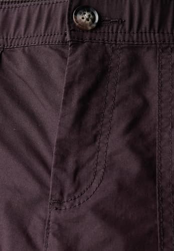 Street One Studio Straight Leg spodnie Fudge Red 34, Krówka czerwona, 34W / 28L
