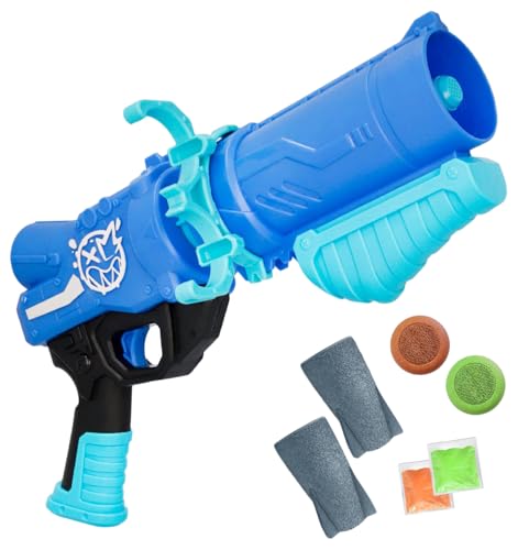 Image of Funskool Color Clash Atomic Launcher, Color Gun for Holi, Eco Friendly, Outdoor Games Toy Gun for Boys, Best Gift for Kids 8 Year Old and Above
