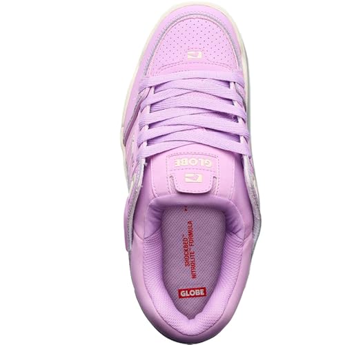 Globe Men's Fusion Skate Shoe, Lilac/Cream, 133
