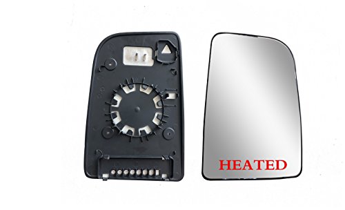 Passenger Right Side Replacement Mirror Glass With Heated And Plate Fit Dodge Freightliner Mercedes Sprinter 2007-2014 Passenger Right Side Replacement Mirror Glass With Heated And Plate Fit Dodge Freightliner Mercedes Sprinter 2007-2014