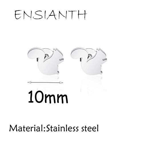 ENSIANTH Squirrel Stud Earrings - Lover's Gift Jewelry for Her2