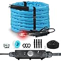 Cupohus Heated RV Water Hose 75FT x 5/8"ID - Freeze Proof to -45?, Self-Regulating, Safe for Drinking Water - Prevents Frozen & Burst Pipes for Winter Camping, Easy Setup