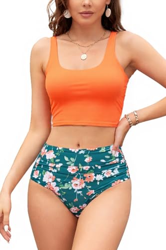 Maillot de bain de plage tankini débardeur et short pour vacances en famille