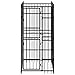 Tidyard Dog Kennel, Black Powder-Coated Steel Outdoor Pet Playpen for Small to Large Dogs, Durable Freestanding Animal Enclosure for Yard Garden Balcony Camping, 37.8 x 75.6 x 78.7 Inches