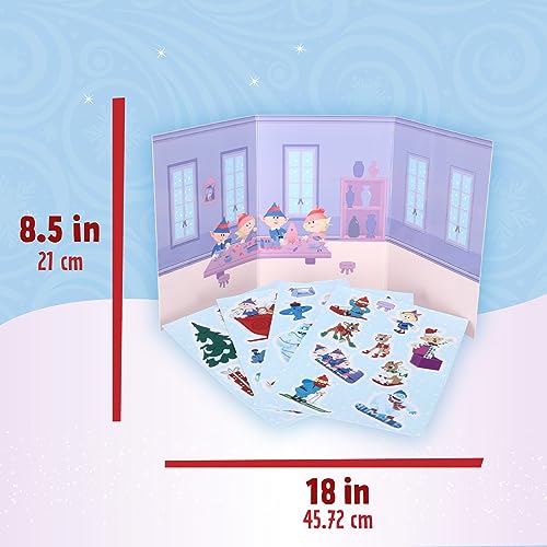 Kids Preferred 23148 Rudolph The Red Nose Reindeer Vinyl Sticker Playset thumb #2
