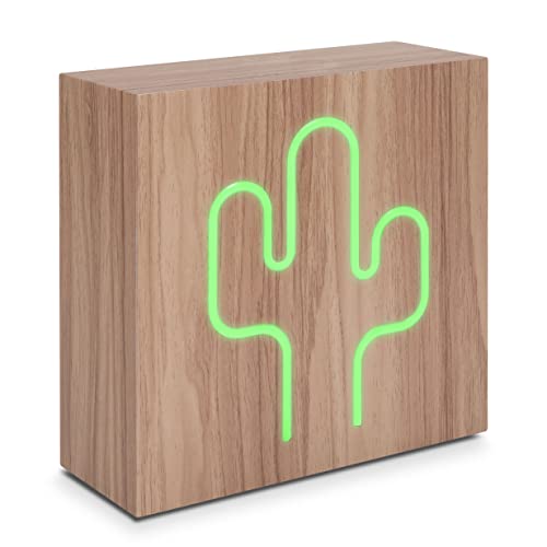 Enceinte Néon LED Cactus BIGBEN : rechargez sans fil et écoutez votre musique sans câbles